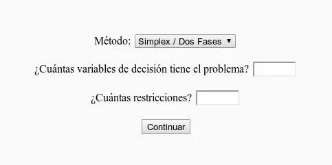 método simplex phpsimplex