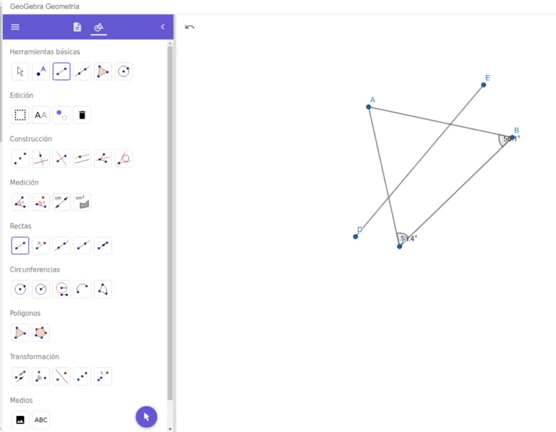 geogebra geometría