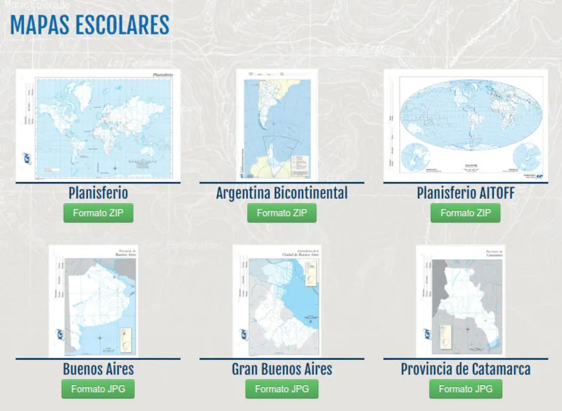 mapas escolares para descargar argentina