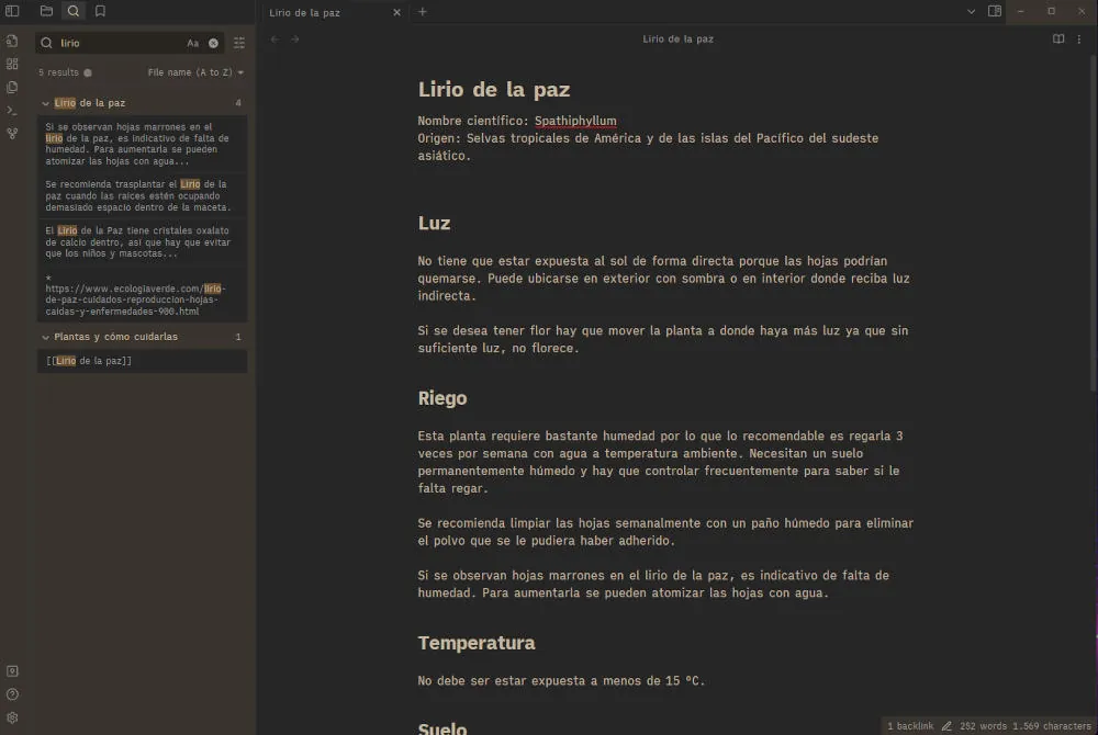 obsidian app de notas