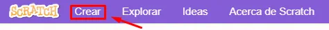 crear nuevo proyecto con Scratch